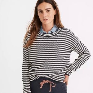 Madewell Seagrove Pullover Sweater in Stripe